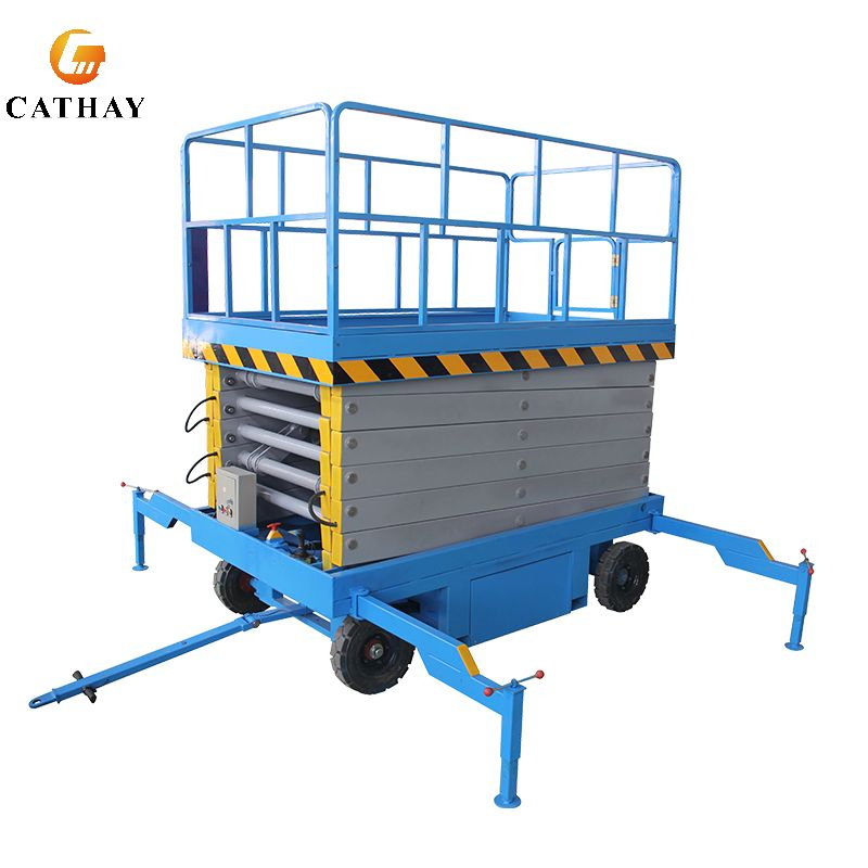 Outdoor Maintenance Vehicle for 8-Meter Aerial Work on Mobile Scissor Platform