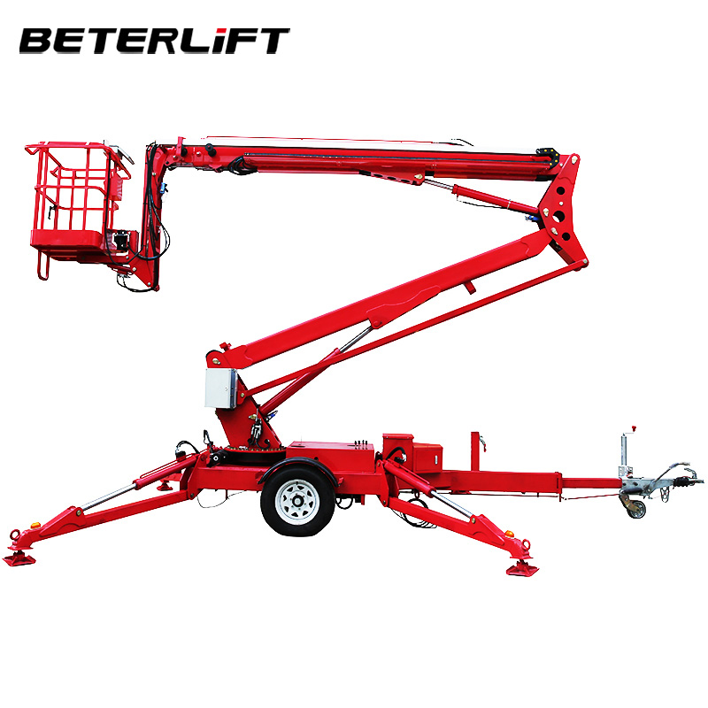 Professional High Quality Hydraulic Articulating Diesel Engine Towable on Promotion Lifting Height Boom Lifts