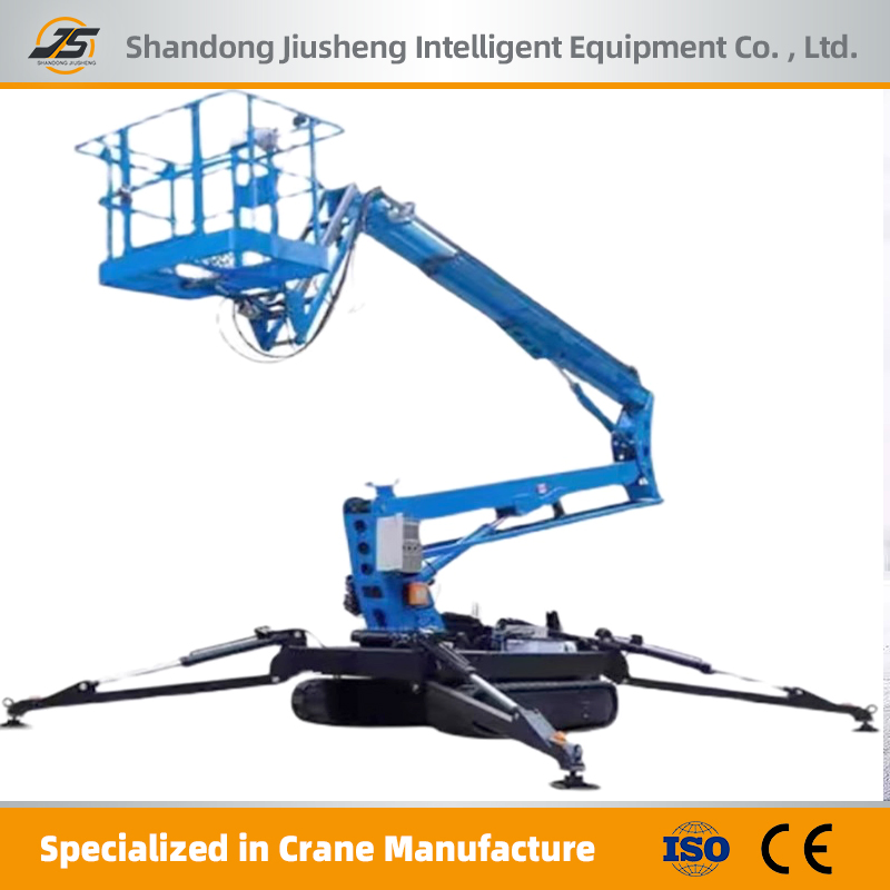 Hydraulic Telescopic Cherry Picker Aerial Platform 10m16m24m Electric Manlift Boom Lift