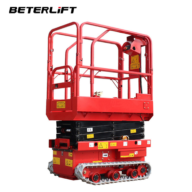 Tracked Scissor Lift Electric Rough Terrain Crawler Scissor Lift