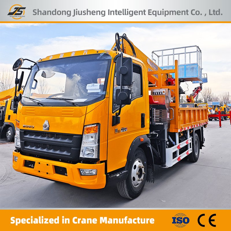 Truck Mounted Man Lift Work Equipment for Warehouse Construction 23m Aerial Platform