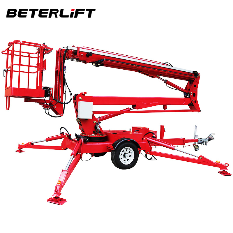 Professional High Quality Hydraulic Articulating Diesel Engine Towable on Promotion Lifting Height Boom Lifts