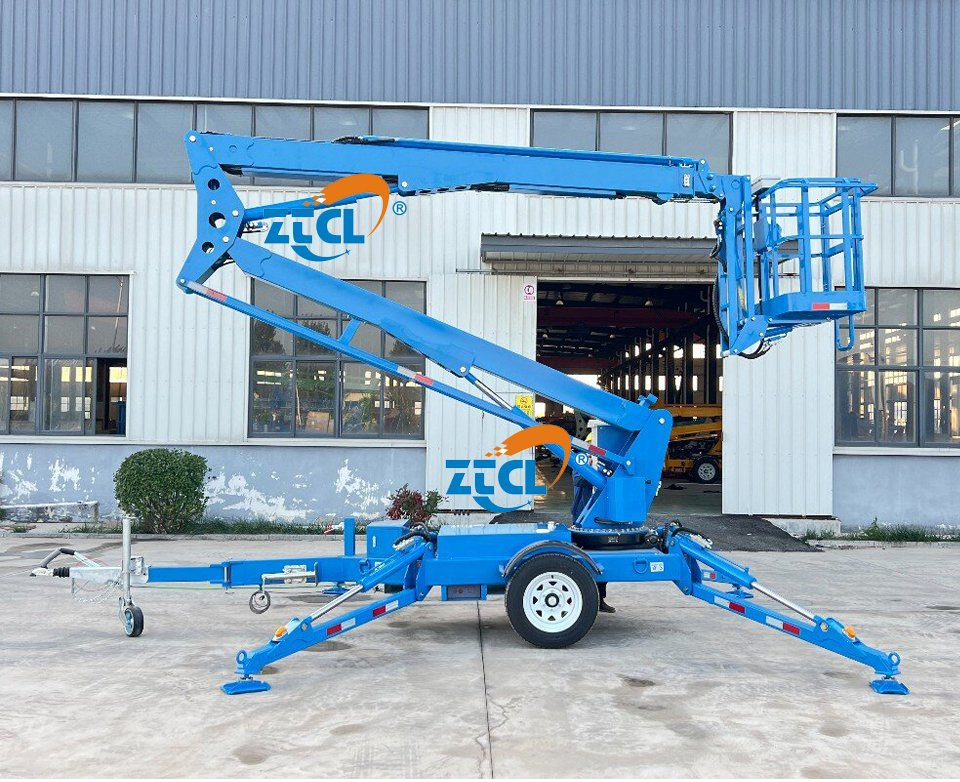 10-18m Aerial Towable Boom Lift Trailer Mounted Truck Used for Cherry Picker