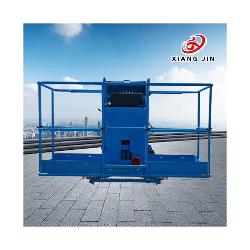 Fruit Picking Lift Trailer Mounted Lift D Cherry Picker Hydraulic Crane Telescopic Boom Lifter