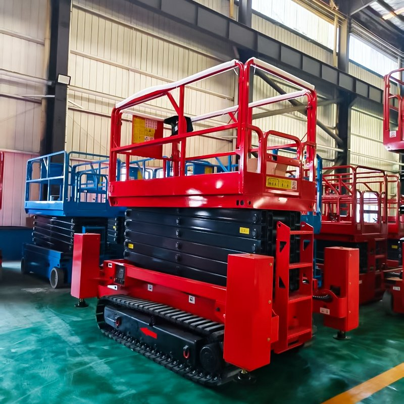 18m Hydraulic Drive, CE Approved Diesel Scissor Lift for Sale