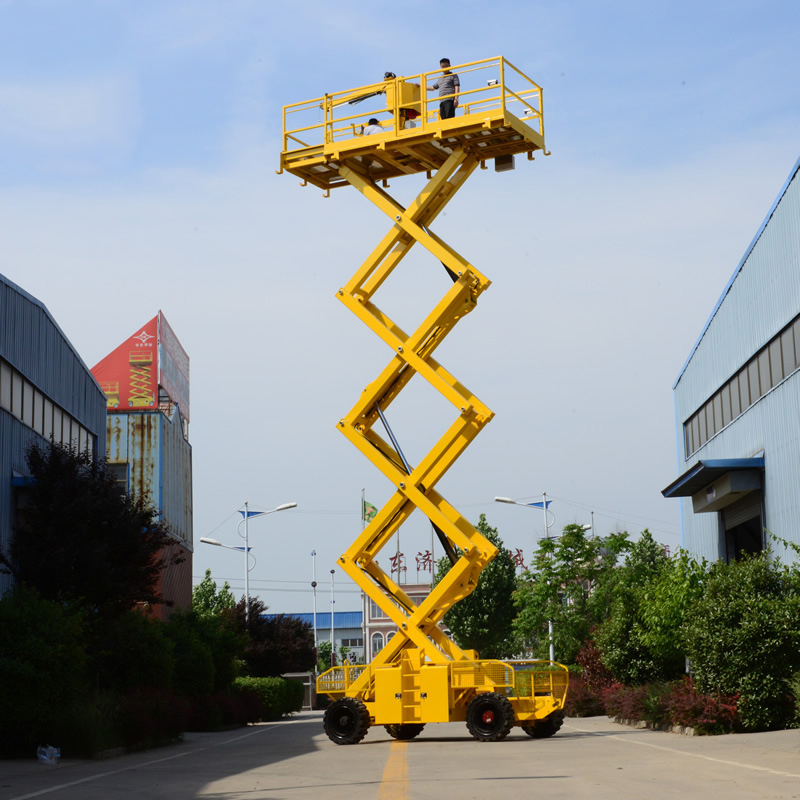 Tracked Scissor Lift 26FT for Sale, CE Approved, Ideal for Rough Terrain and Outdoor Use