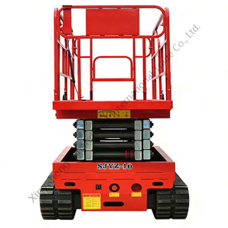 Safe Stable Crawler Type Self-Propelled Scissor Structure Work Platform Lift Machines