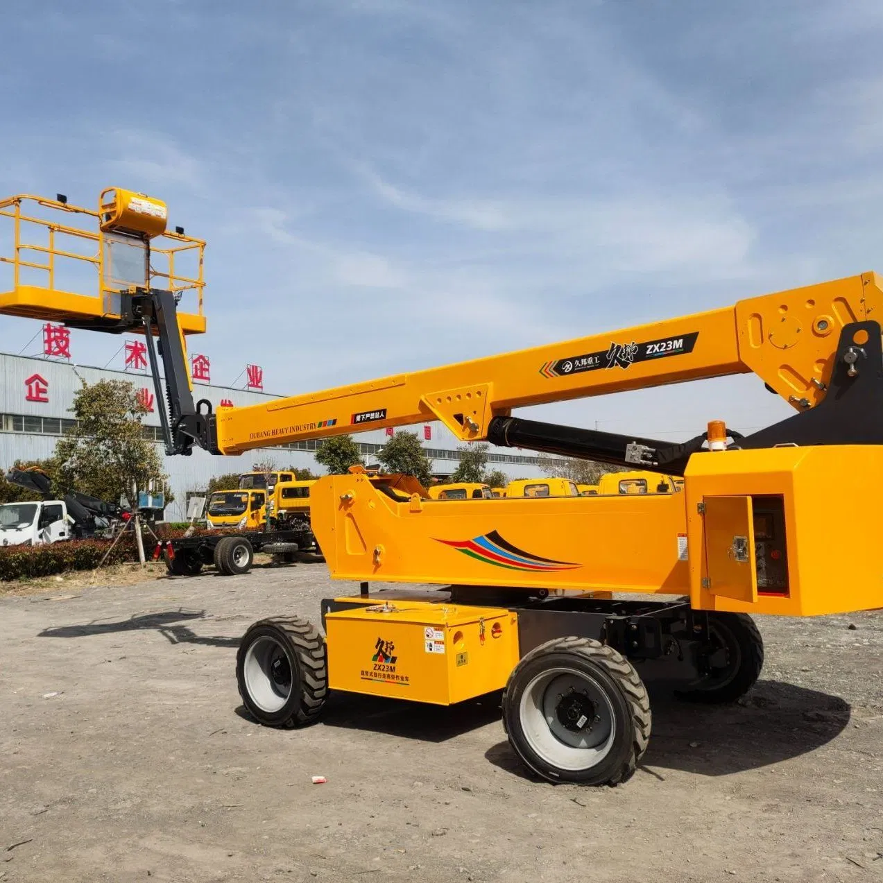 Versatile 21m Self-Walking Electric Boom Lift for Aerial Work