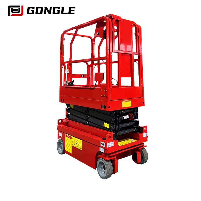 Mobile 6.5m Self-Propelled Rough Terrain Hydraulic Scaffolding Platform off-Road Table Electric Aerial Working Scissor Lift