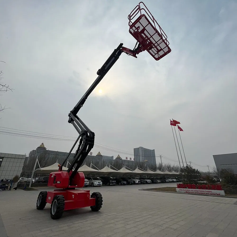 22m 25m Electric Self Propelled Articulated Boom Lift Cherry Picker Aerial Work Platform