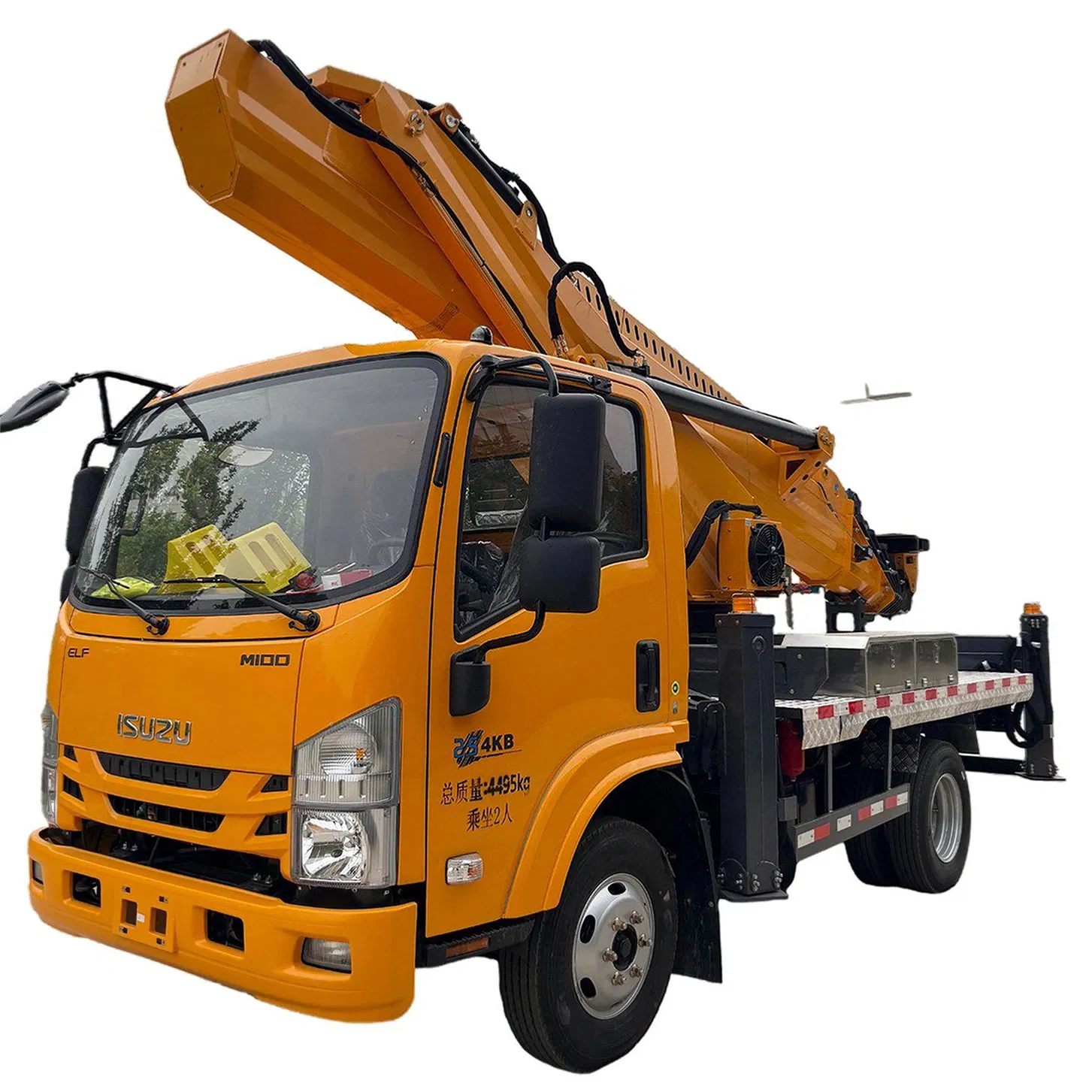 Customized Maintenance Aerial Work Basket Weight Towable Aerial Work Platform High Quality Bucket Truck with Compact Cherry Picker