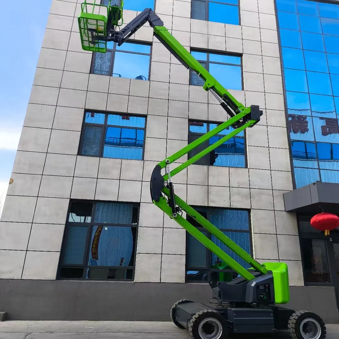 High Quality Outdoor Electric/Diesel Articulated Boom Aerial Work Platform Articulated Spider Boom Lifting Platform