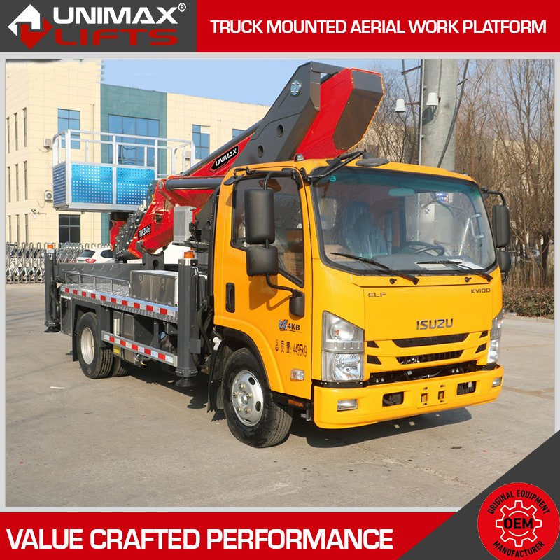 Altec Ah125 AC38127s AC40152s Truck Mounted Aerial Work Platform Bucket Lift Truck Aerial Lift Truck Bucket Truck Altec Boom Lift Utility Truck Man Lift Truck