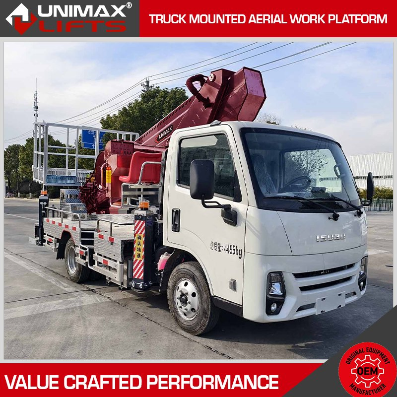 Altec Ah125 AC38127s AC40152s Truck Mounted Aerial Work Platform Bucket Lift Truck Aerial Lift Truck Bucket Truck Altec Boom Lift Utility Truck Man Lift Truck