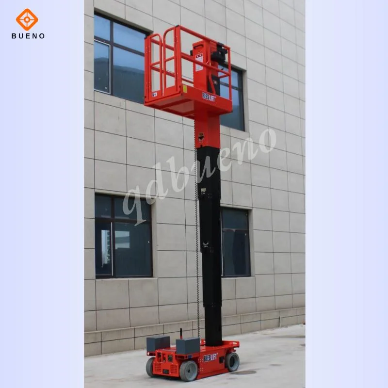 Bueno 6m 8m Interlocking Vertical Mast Lift Platform with CE Certificate