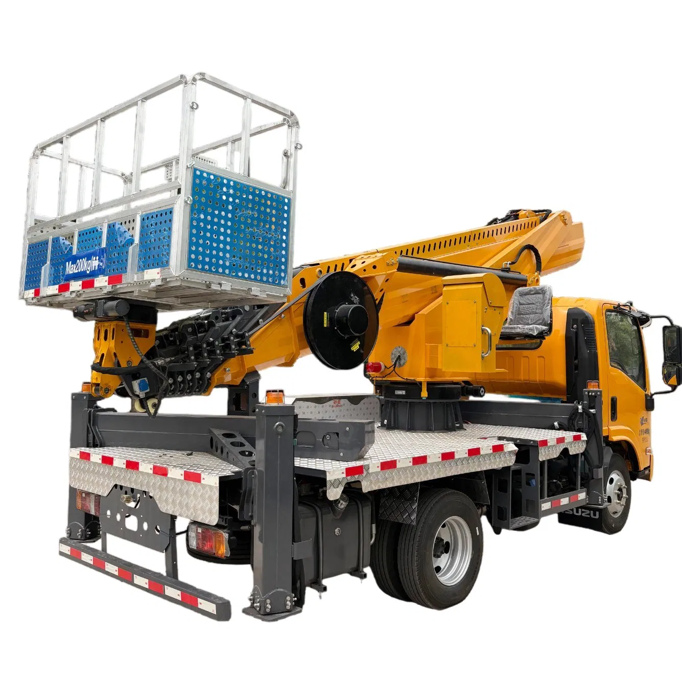 Customized Maintenance Aerial Work Basket Weight Towable Aerial Work Platform High Quality Bucket Truck with Compact Cherry Picker