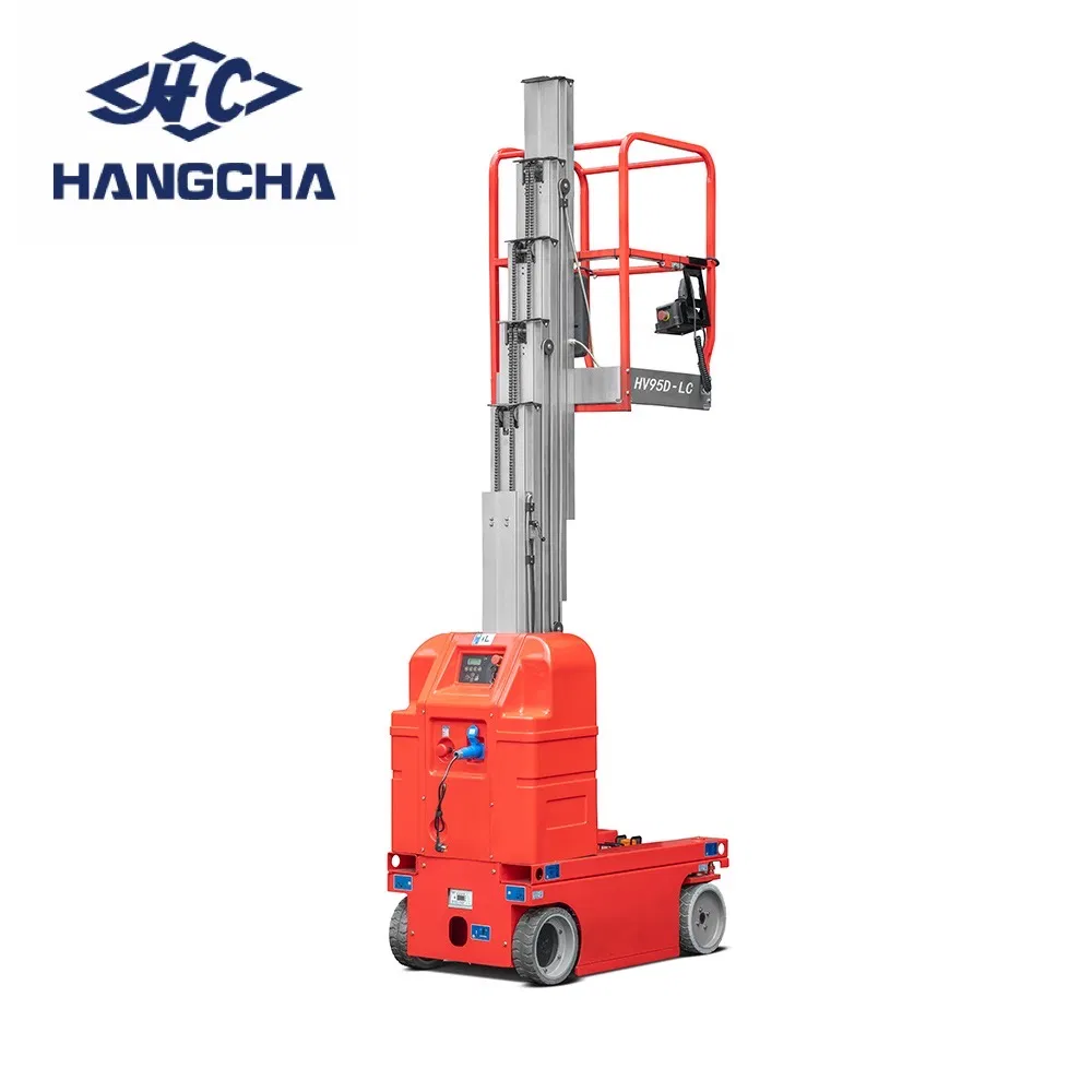 Hangcha Good Quality Push Around Vertical Lift with Single Mast