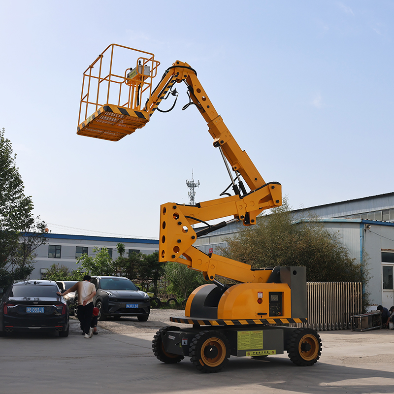 Hight Quality Cherry Picker Trailer Mounted Boom Lift with 14m-20m Working Height and Telescopic Articulated Boom Lift