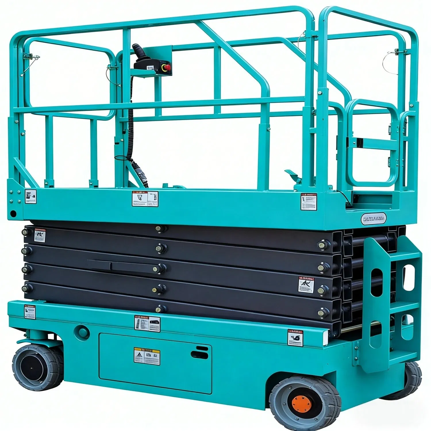 Convenient Diesel 350kg 10m Aerial Work Platform, Portable Lightweight Aerial Lift Platform Ideal for Narrow Indoor Spaces