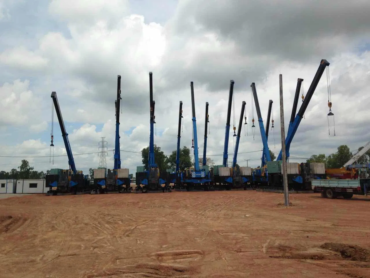 Static Hydraulic Piling Press Large Rig Component Stable Pressure 800mm Pile Driving Equipment