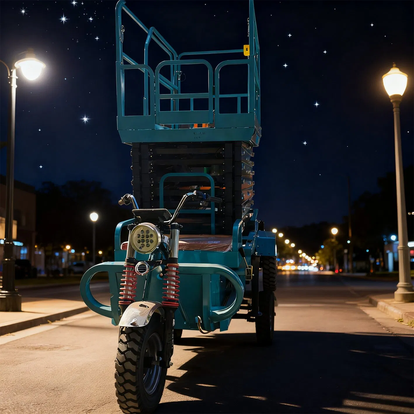 Vehicle Truck Mounted Scissor Hydraulic Lift Table Aerial Working Platform