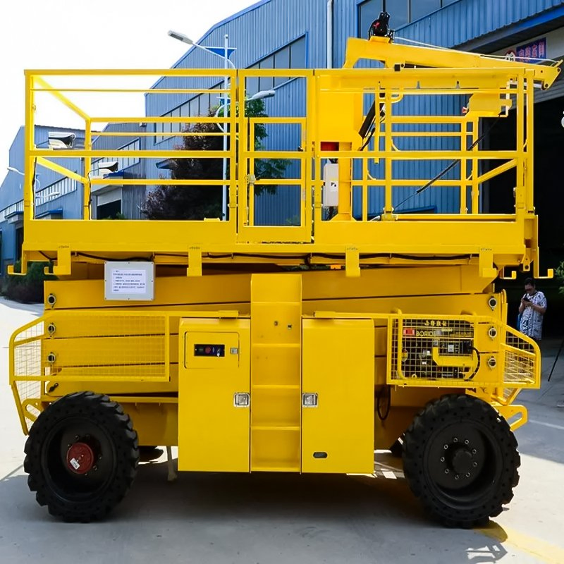 Tracked Scissor Lift 26FT for Sale, CE Approved, Ideal for Rough Terrain and Outdoor Use
