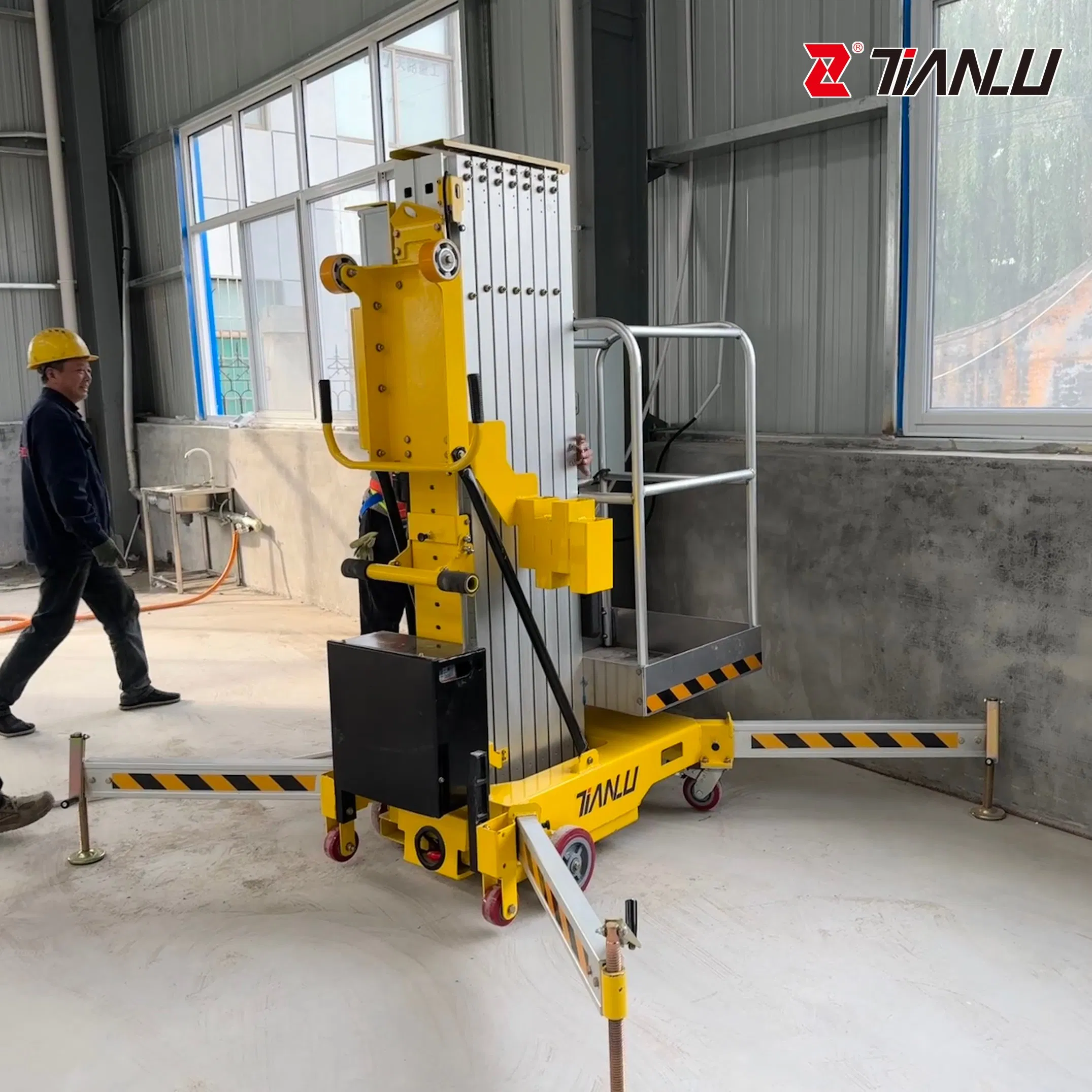 6m Aerial Work Platform with Compact Mast Design