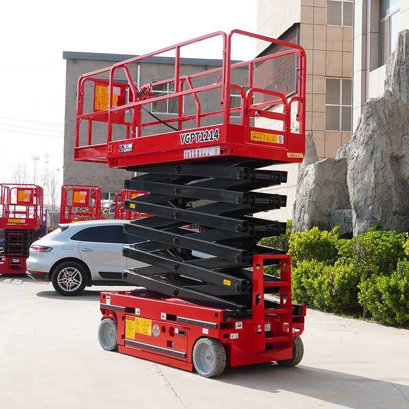 Self Propelled Aerial Work Platform for Indoor and Outdoor Operations