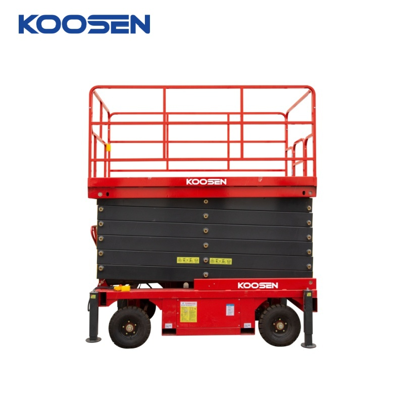 4-16m Push-Around Mobile Theater Stage Lighting Performance Venue Self-Propelled Scissor Lift