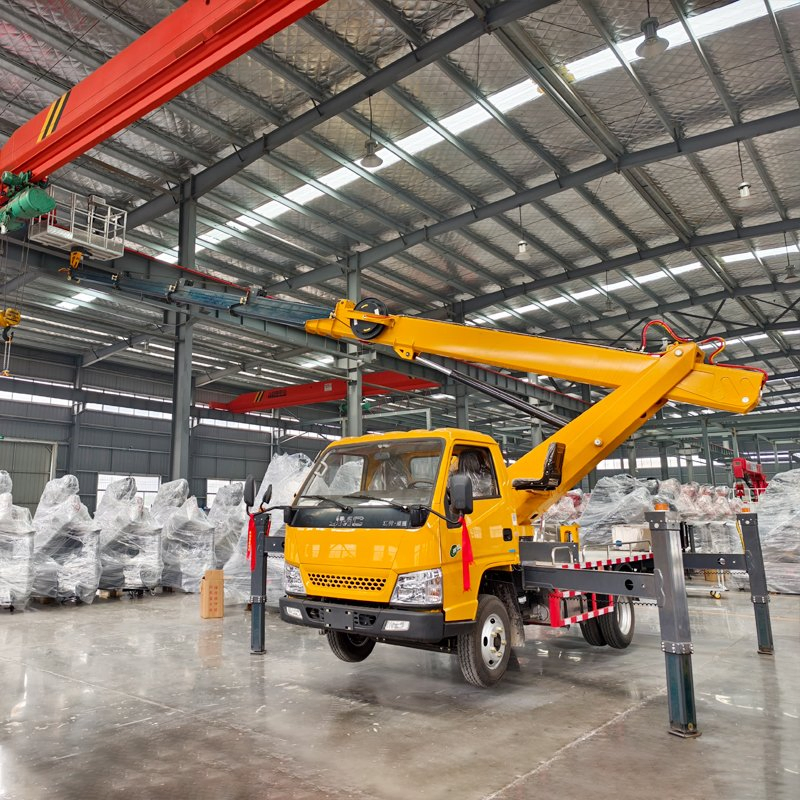 Compact Structure Aerial Work Platform 10m-27m Hydraulic Boom Lift for Safety and Efficiency
