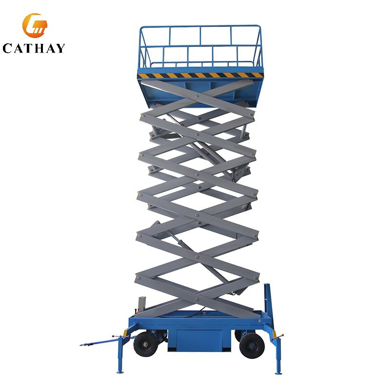 Outdoor Maintenance Vehicle for 8-Meter Aerial Work on Mobile Scissor Platform