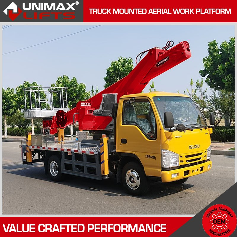 Altec Ah125 AC38127s AC40152s Truck Mounted Aerial Work Platform Bucket Lift Truck Aerial Lift Truck Bucket Truck Altec Boom Lift Utility Truck Man Lift Truck