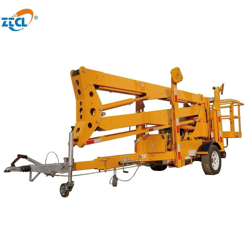 Ztcl 10-22m Electric Diesel Cherry Picker Towable Boom Lift Trailer-Mounted Boom Lift Spider Boom Lift Telescopic Boom Lift Articulated Boom Lift