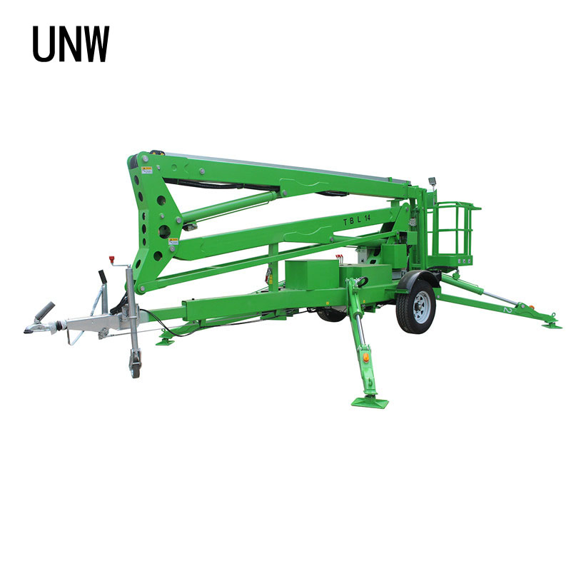 China Trailer Mounted Boom Man Lift Machine with CE