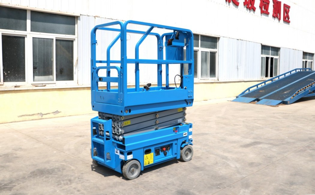 8m 10m 12m Wheeled Aerial Work Lift Vehicle Truck Mounted Scissor Hydraulic Lift Platform Mobile Lifter Scaffolding Electric