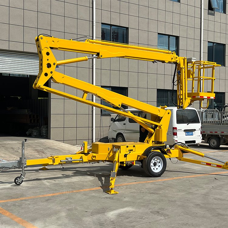 Construction Industry Electric Battery Scaffold Hydraulic Crank-Arm Lifting Table Truck Mounted Articulated Scissor Boom Man Lift Aerial Work Platform