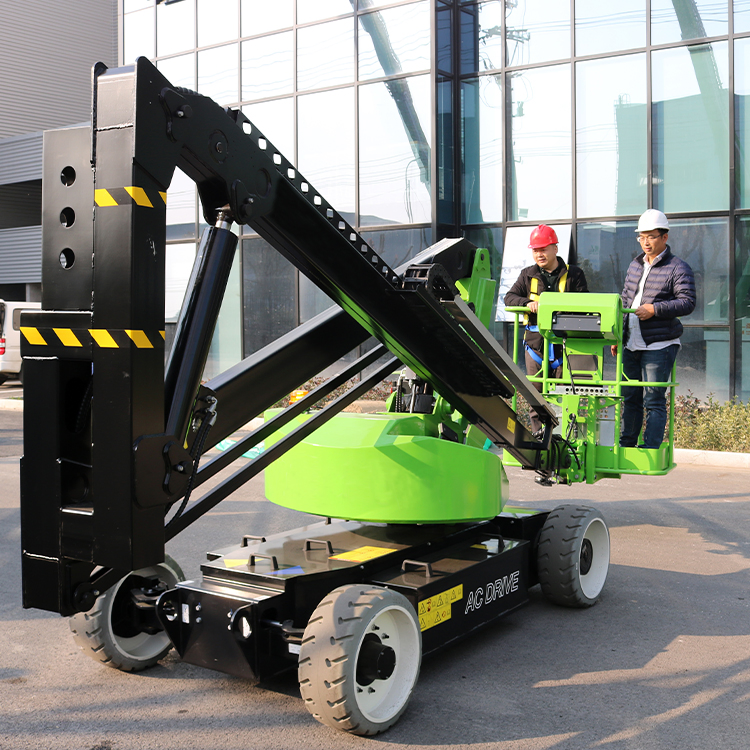 Hight Quality Cherry Picker Trailer Mounted Boom Lift with 14m-20m Working Height and Telescopic Articulated Boom Lift