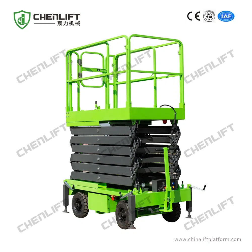 16m Manual Pushing Mobile Elevated Work Platform