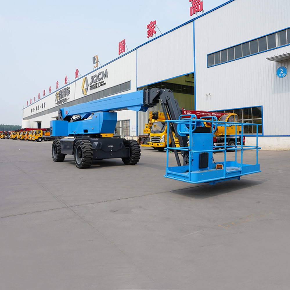 New Arrival 10m-28m Electric Articulated Lift Boom Arm Platform Man Aerial Working Telescopic Boom Lifts Self Propelled Boom Lift