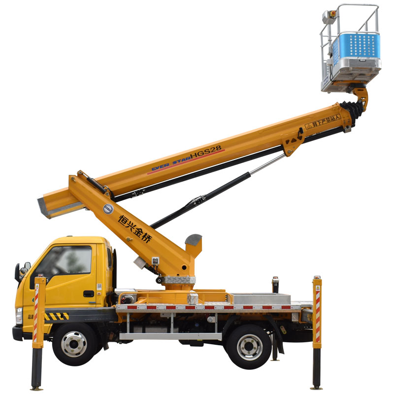 Diese Working Platform with Bucket Truck Automatic Truck Mounted Aerial Lift
