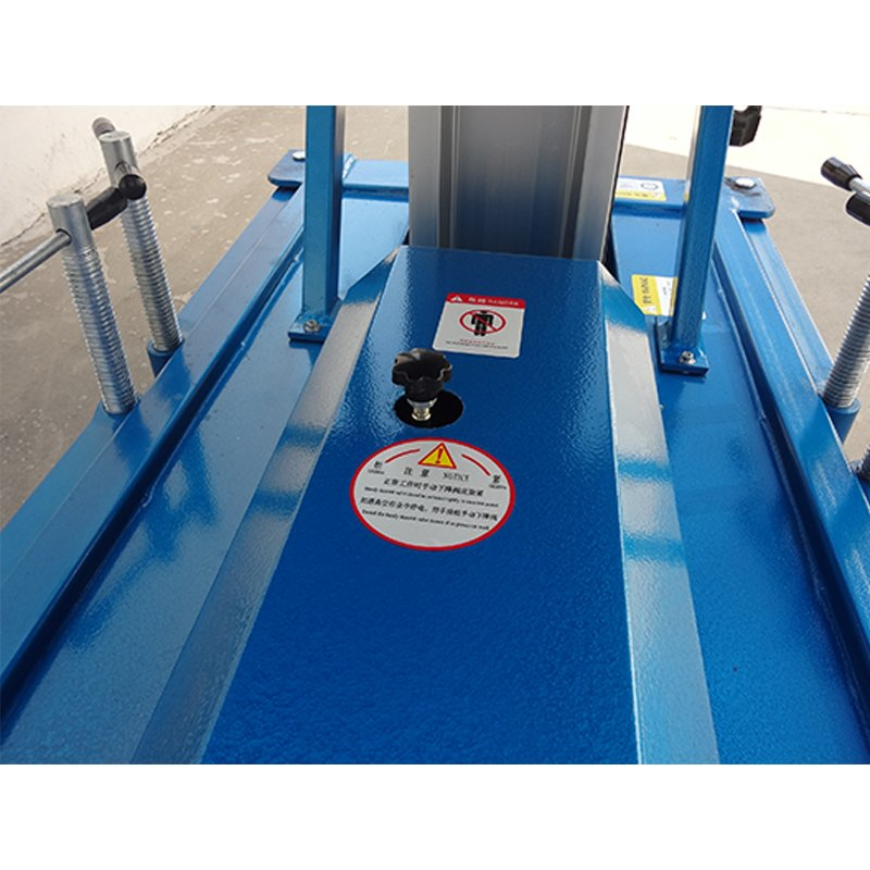Single Mast Aluminum Aerial Work Platform 9 Meters Vertical Lift Elevator Lift