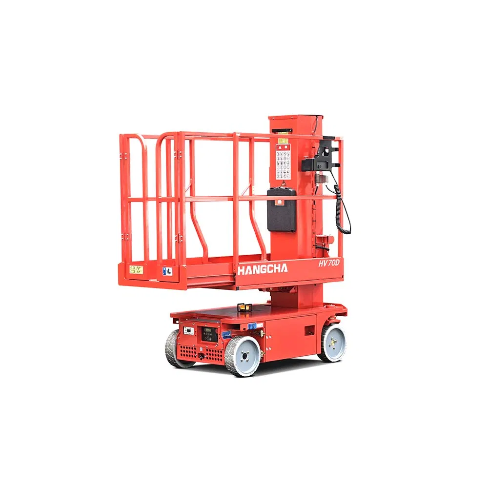 Hangcha Good Quality Push Around Vertical Lift with Single Mast