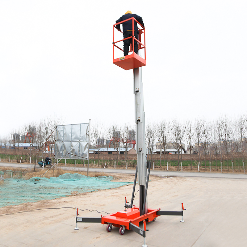China Electric Vertical Aerial Working Personnel Lifting Platform Telescopic for Outdoor Warehouse