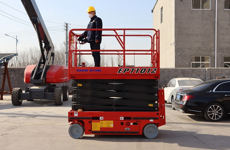 Portable Automatic Moving Indoor Outdoor Construction Aerial Work Platform