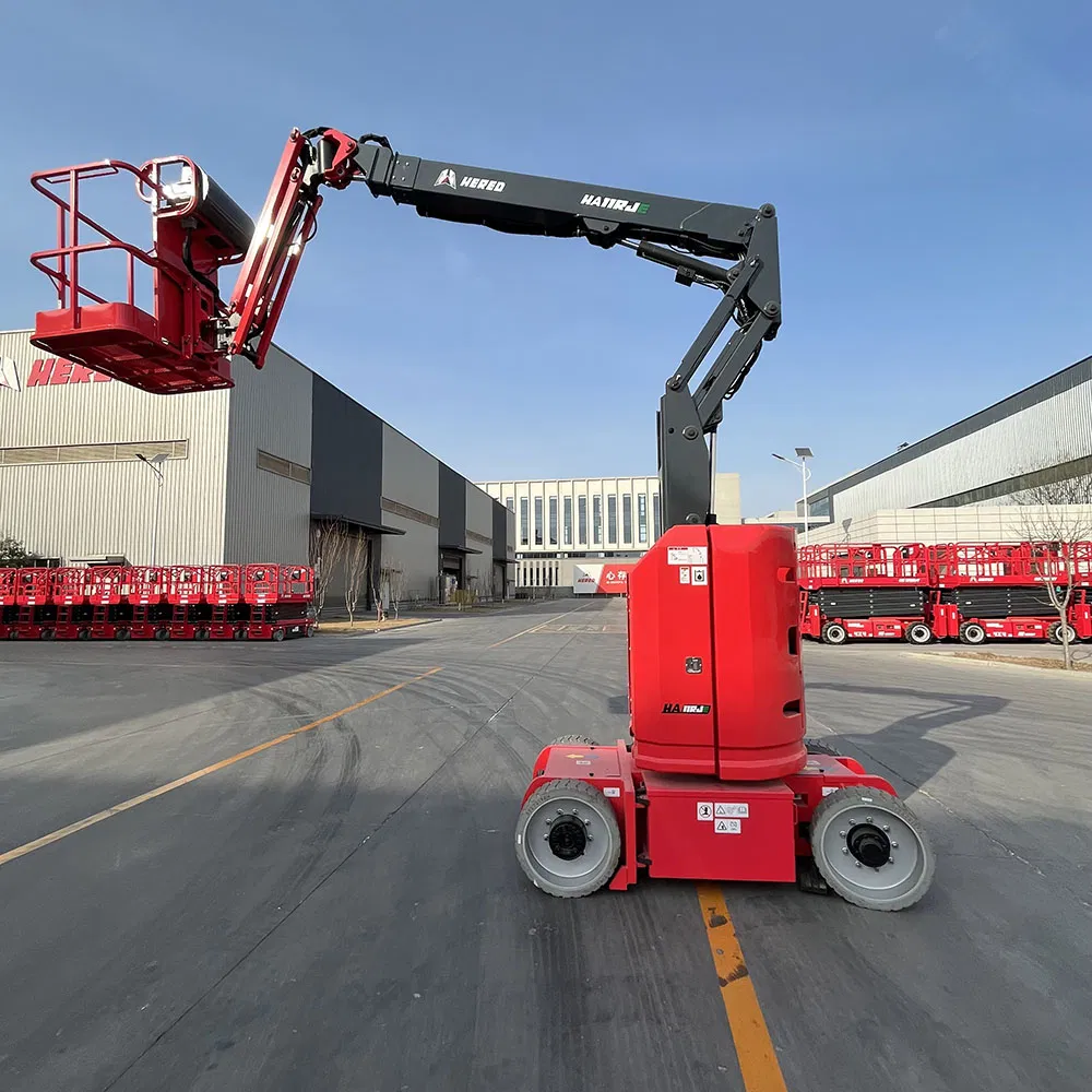 Indoor Electric Articulating Boom Lift Smooth Operation Low Noise