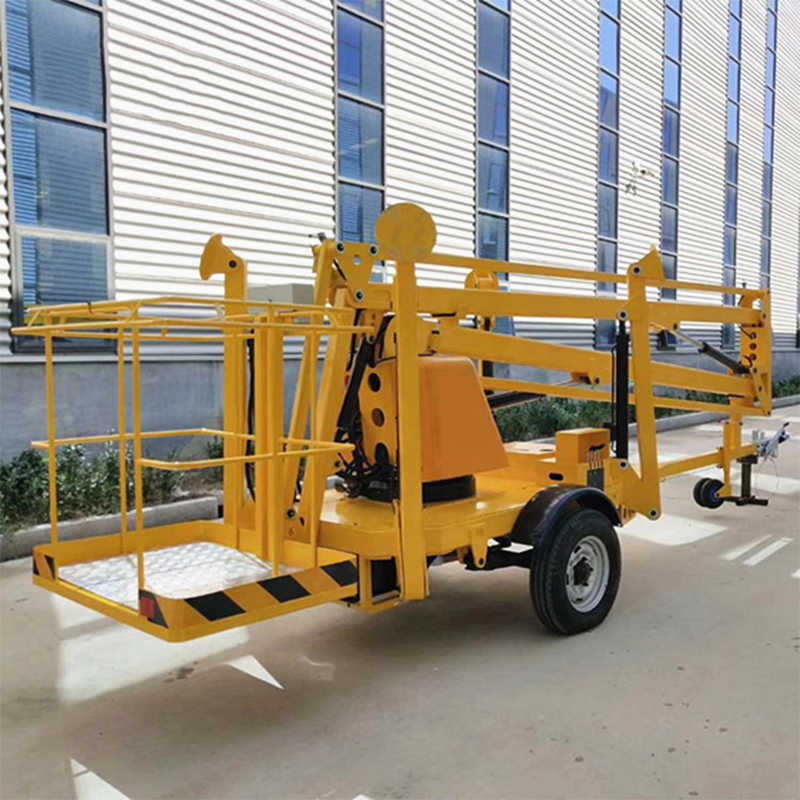Aerial Work Platform Trailer Mounted Articulating Telescopic Towable Boom Lift