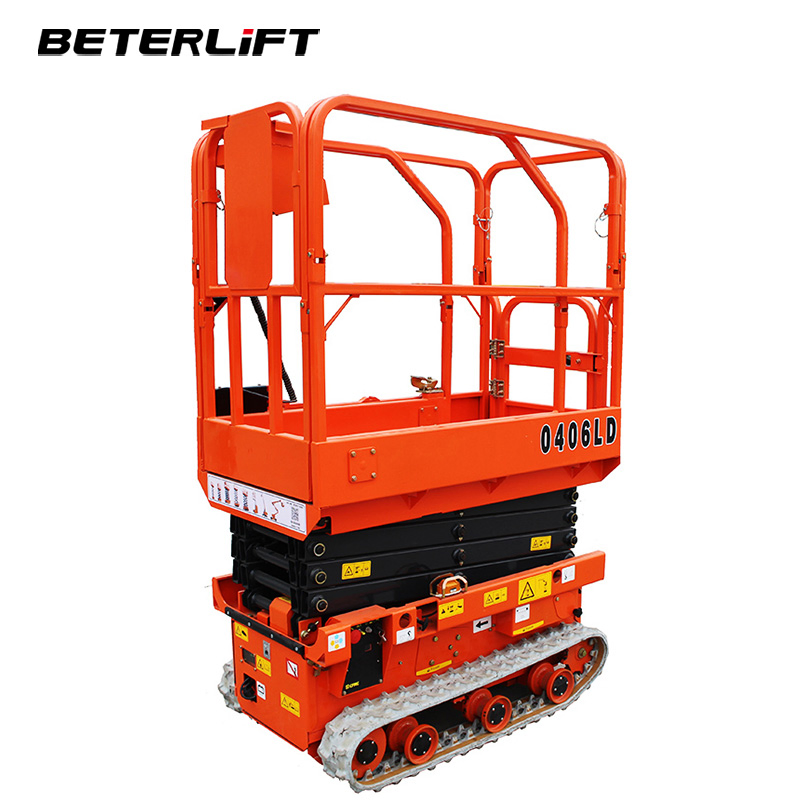 Tracked Scissor Lift Electric Rough Terrain Crawler Scissor Lift