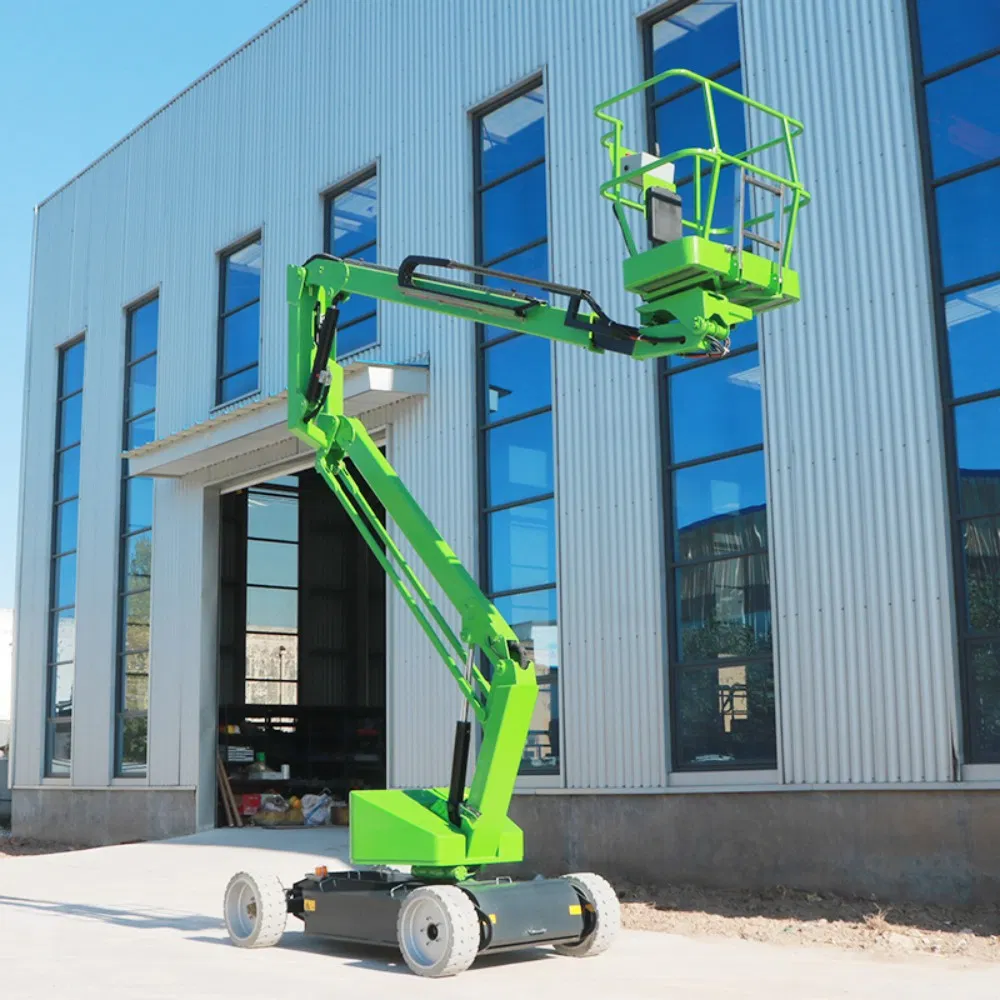 16m/230kg Self-Propelled Aerial Work Man Lift Trailer Mounted Electric Articulating Boom Lifts Platform for Sales