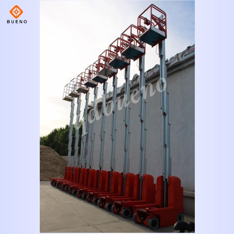 Bueno 6m 8m Interlocking Vertical Mast Lift Platform with CE Certificate
