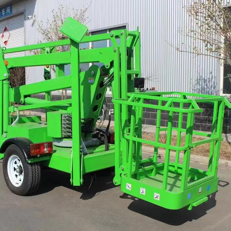 Construction Industry Electric Battery Scaffold Hydraulic Crank-Arm Lifting Table Truck Mounted Articulated Scissor Boom Man Lift Aerial Work Platform